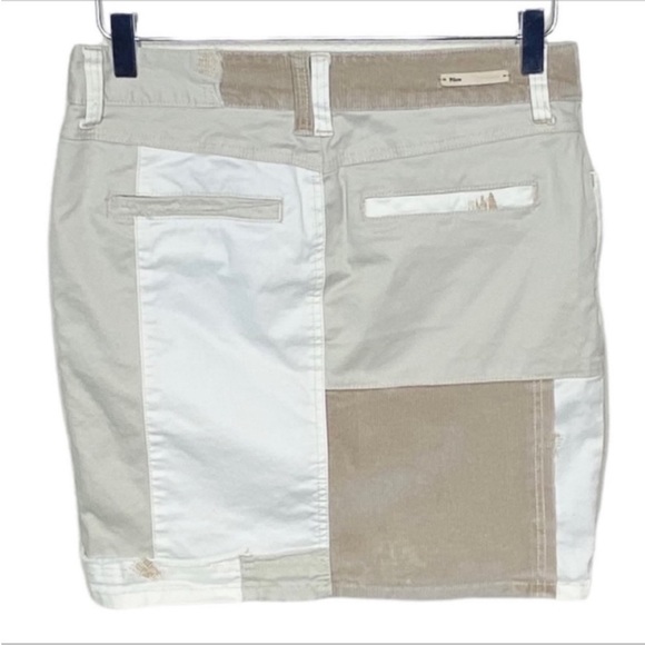 PILCRO AND THE LETTERPRESS - ANTHROPOLOGIE Patchwork Mini Skirt 27 - Picture 2 of 8